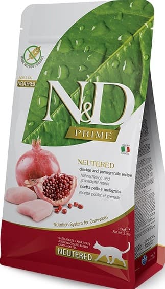 N&D Prime Cat Adult Neutered Chicken&Pomegranate